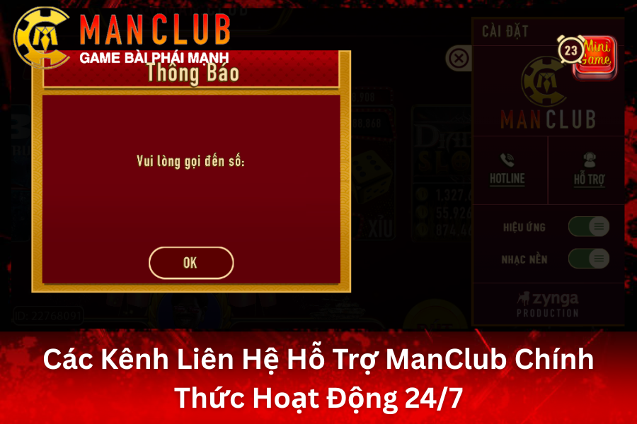 Giới thiệu các kênh liên hệ hỗ trợ ManClub phổ biễn