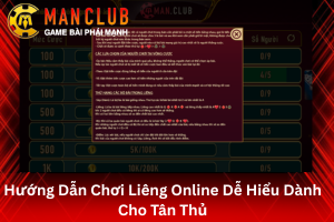 Hướng dẫn chơi liêng online dễ hiểu tại ManClub